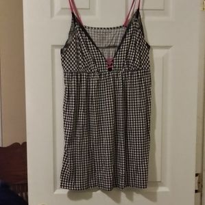 Sleepwear spagetti strap long with v neck